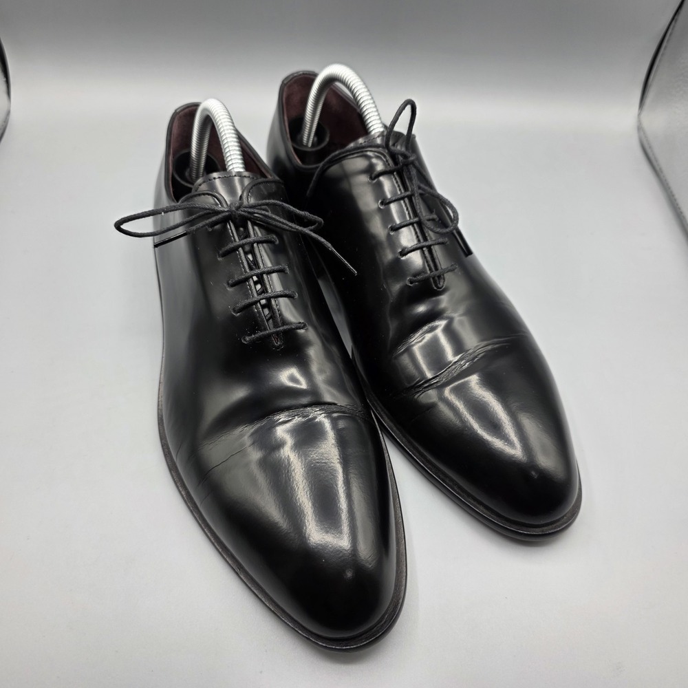 Girotti Dress Shoes Mens 41 Black Leather‎ Formal Wear Oxford Tuxedo Wedding